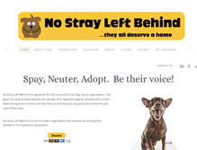 Tablet Screenshot of nostrayleftbehind.com